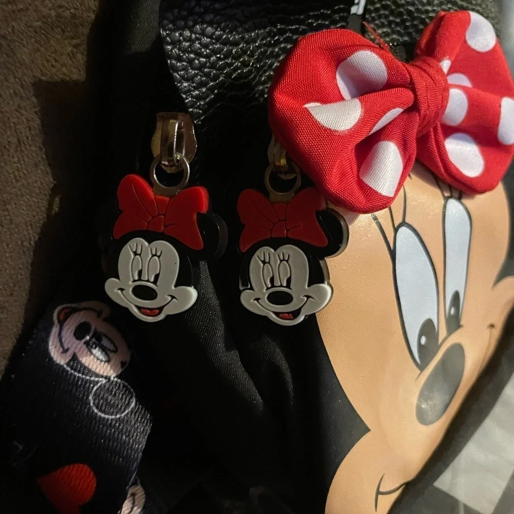 Disney Black and Red Minnie Mouse Kids Bag - Picture 5 of 8